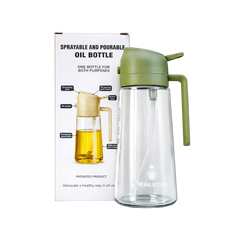 Olive Oil Sprayer and Dispenser Bottle