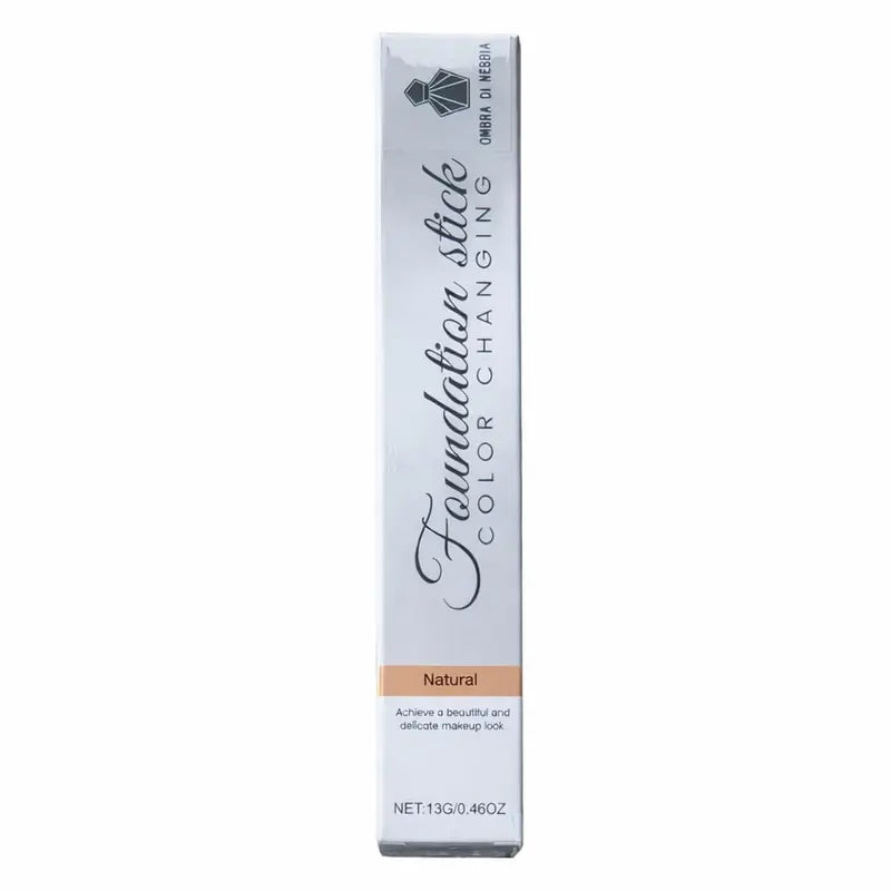 Ombra di Nebbia Foundation Color Changing Stick for Dark Skin with Attached Brush for Precise Application