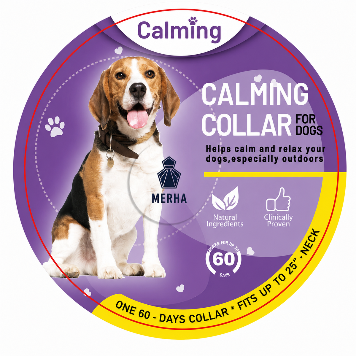 MERHA Calming Collar for Dogs